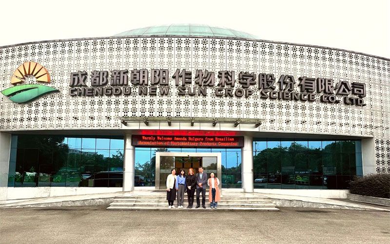 巴西國(guó)家植物保護(hù)產(chǎn)品協(xié)會(huì)專家訪問新朝陽,共探生物農(nóng)業(yè)合作新機(jī)遇